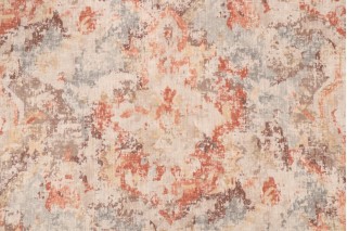 Covington Takashi Printed Cotton Drapery Fabric in 316-Terracotta