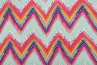 Terrasol - Gypsy Stripe Printed Polyester Outdoor Fabric in Mint