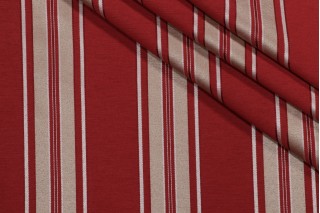 Richloom Gregory Woven Decorator Fabric in Rouge