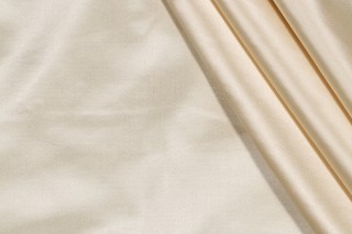 Scalamandre Sateen Decorator Fabric in Creme