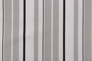 Scalamandre Bold Vertical Woven Upholstery Fabric in Stone Espresso