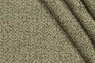 Scalamandre Kenwood Woven Chenille Upholstery Fabric in Moss