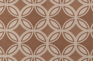 Fonthill Aureole Woven Upholstery Fabric in Brown for Scalamandre