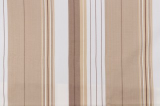 Fonthill Saratoga Stripe Woven Decorator Fabric in Neutral Multi for Scalamandre