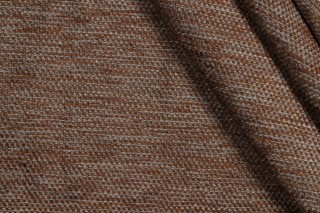 Scalamandre Cedaredge Woven Chenille Upholstery Fabric in Blue/Brown
