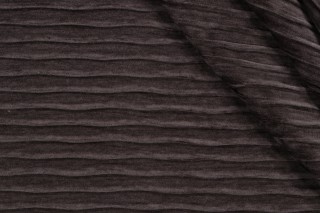 PK Lifestyles Pleat Velvet Decorator Fabric in Truffle