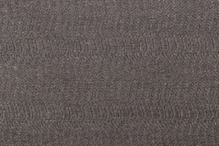 Scalamandre Woven Chenille Upholstery Fabric in Steel