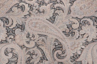 Richloom Shawl Printed Cotton Drapery Fabric in Chai