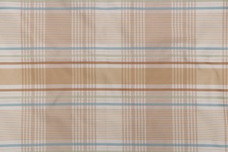 Plaid Woven Decorator Fabric in Beige/Multi