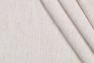 Crypton Nomad High Performance Woven Chenille Upholstery Fabric in Snow