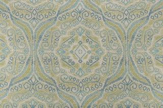 Gavin Woven Outdoor Fabric in Turquoise