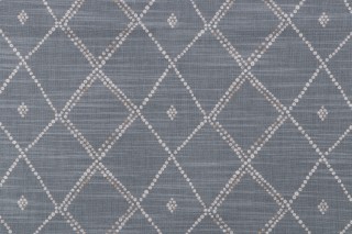 Richloom Mitra Printed Drapery Fabric in Zinc