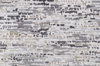 Rylee Printed Drapery Fabric in Neutral