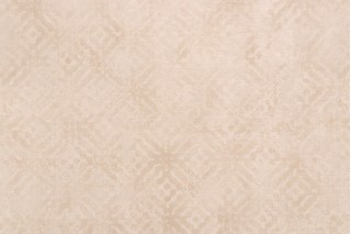 PK Lifestyles Velour Texture Printed Velour Decorator Fabric in Vanilla
