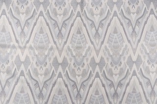 Crypton Deco Style High Performance Woven Upholstery Fabric in Grey