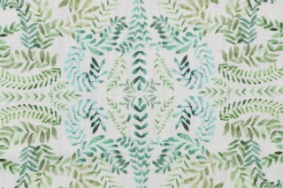Lacefield Willow Printed Drapery Fabric in Grass