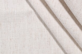 Crypton Nomad High Performance Woven Chenille Upholstery Fabric in Snow