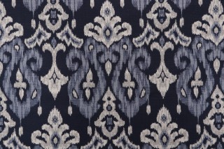 Mill Creek Makatea-Latex Backed Tapestry Upholstery Fabric in Indigo 