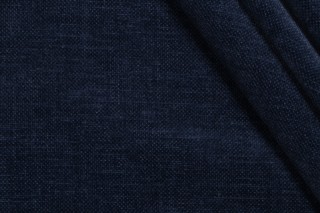 Aerin Woven Chenille Upholstery Fabric in Baltic Blue