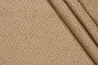 Scalamandre Woven Upholstery Fabric in Gold