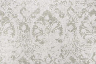 P Kaufmann Fiorano Printed Linen Blend Drapery Fabric in Leaf