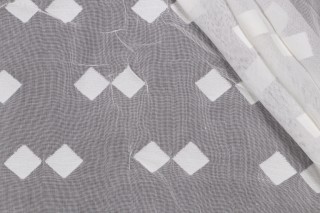 Fonthill Balmorie Sheer Drapery Fabric in Ivory for Scalamandre