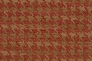 Thibaut Heritage Houndstooth W79062 Woven Upholstery Fabric in Pumpkin 