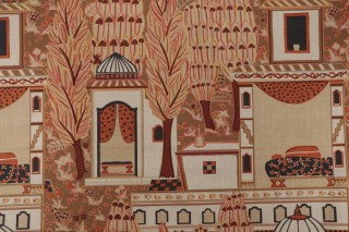 P Kaufmann Marrakesh City Printed Cotton Drapery Fabric in Turmeric 