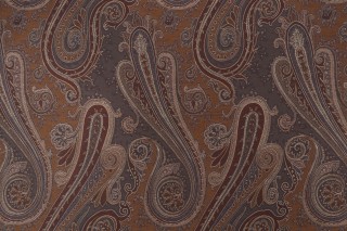 P Kaufmann Kashmir Tapestry Upholstery Fabric in Pumpernickel 