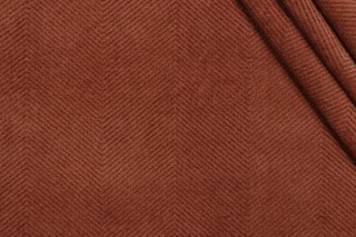P Kaufmann Miraloma Woven Chenille Upholstery Fabric in Clay 
