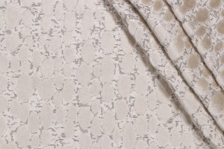 Hamilton Finch Velvet Upholstery Fabric in Oyster 