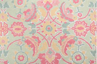Thibaut Marseille F93133 Printed Drapery Fabric in Green