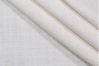 Flynn Woven Upholstery Fabric in Snow