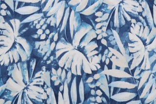 Tommy Bahama Drifting Tides Printed Polyester Outdoor Fabric in Horizon