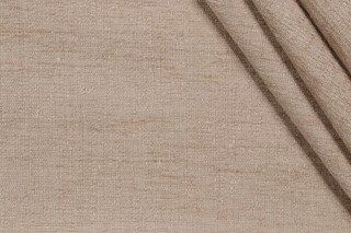 Crypton Granbury High Performance Woven Chenille Upholstery Fabric in Flax