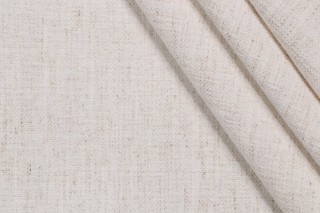Crypton Nomad High Performance Woven Chenille Upholstery Fabric in Snow