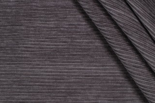 Ridges Woven Corduroy Upholstery Fabric in Iron