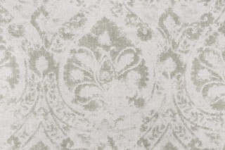 P Kaufmann Fiorano Cir Printed Linen Blend Drapery Fabric in Pearl