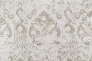 P Kaufmann Fiorano Cir Printed Linen Drapery Fabric in Celery