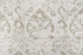 1 Yard P Kaufmann Fiorano Cir Printed Linen Drapery Fabric in Celery