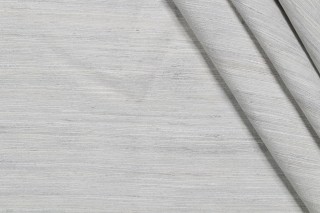 Soprano Silk Decorator Fabric in Silver
