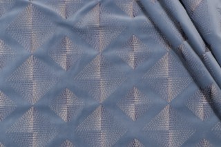 Valiant Fabrics Regent Embroidered Velveteen Decorator Fabric in Dresden 