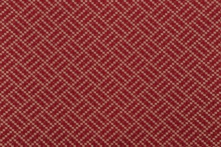Scalamandre Frettie Woven Upholstery Fabric in Fuchsia