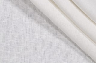 Georgine Woven Drapery Fabric in Bleach