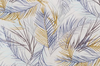Adeline Embroidered Drapery Fabric in Beach