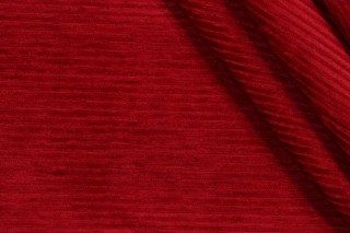 Corduroy Woven Upholstery Fabric in Red