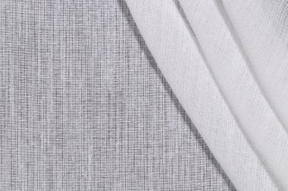 Carnenes Sheer Drapery Fabric in Whisper