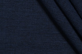Woven Upholstery Fabric in Ink Blue