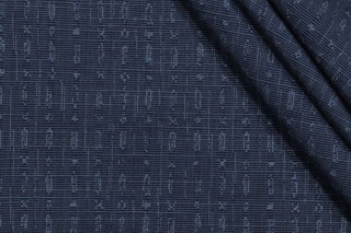 Sunbrella Embrace Woven Solution Dyed Acrylic Outdoor Fabric in Indigo