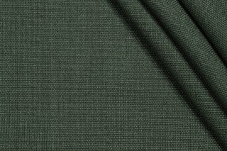 P Kaufmann Slubby Linen Woven Decorator Fabric in Malachite 